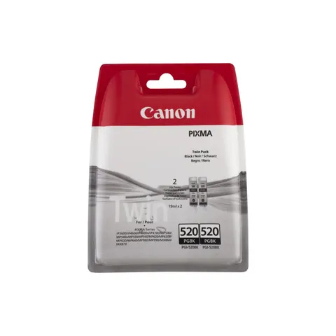 Canon PGI-520BK2 Druckerpatrone - 2x Schwarz - Multipack – Bild 3
