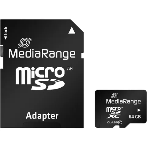 MediaRange Speicherkarte microSDXC 64GB – Bild 2