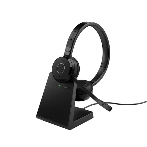 Jabra Evolve 65 TE UC Stereo Headset On-Ear – Schwarz – Bild 2