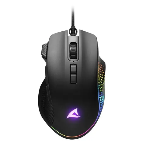 Sharkoon SHARK Force 3 Gaming-Maus, schwarz – Bild 2