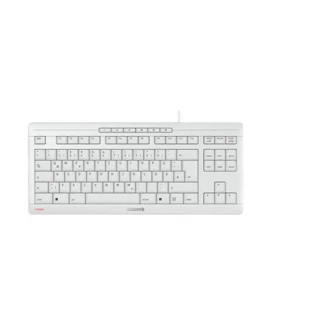 CHERRY Stream Tastatur TKL – Hellgrau – Bild 4