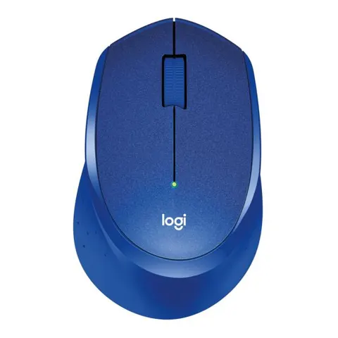 Logitech Wireless Mouse M330 silent plus blue retail – Bild 2