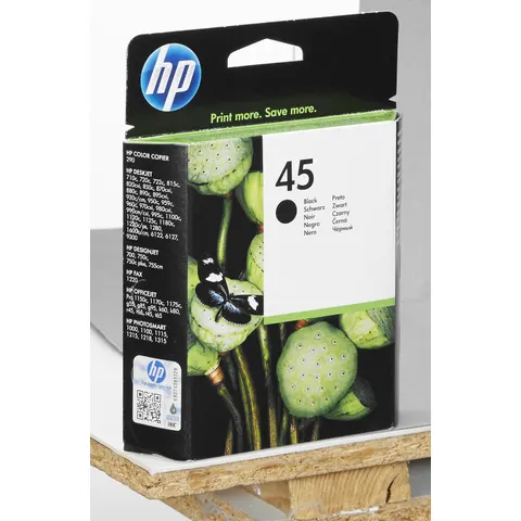 HP Original Druckerpatrone 45 (51645AE) schwarz – Bild 2