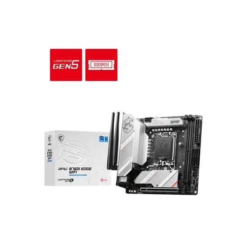MSI MPG B760I Edge Wifi – Schwarz – Bild 3