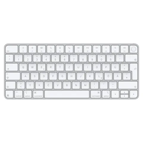 Apple Magic Keyboard mit Touch ID, Deutsch – Silber – Bild 4