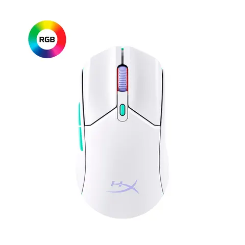 HyperX Pulsefire Haste 2 Core Wireless Gaming Maus – Weiß – Bild 2