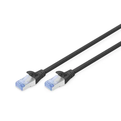 DIGITUS Patchkabel Kat. 5e, SF/UTP, 2,0 m, schwarz – Bild 2