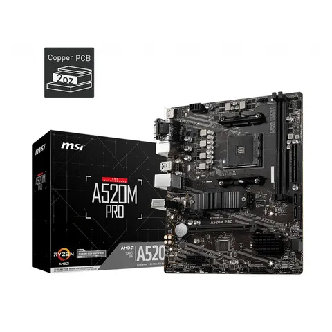 MSI A520M Pro – Schwarz – Bild 3