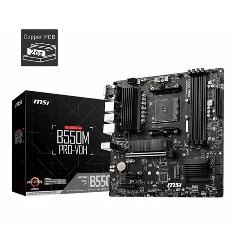 MSI B550M Pro-VDH – Schwarz – Bild 3