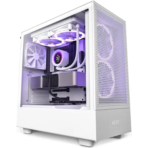 NZXT H5 Flow – Weiß – Bild 3