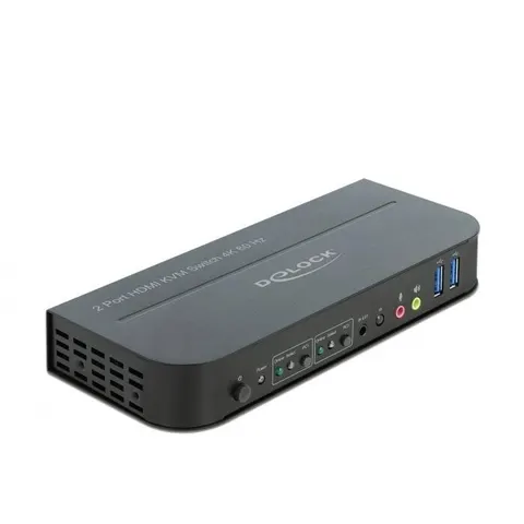 DELOCK HDMI KVM Switch 4K 60Hz USB Audio – Bild 2