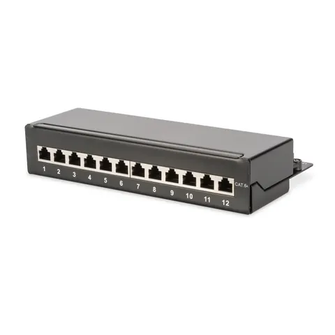 Digitus Desktop CAT 6A Patch Panel 12-port – Bild 2