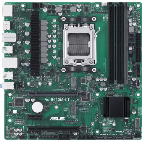 ASUS Pro B650M-CT-CSM – Schwarz – Bild 3