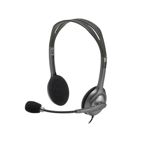 Logitech H110 Stereo Headset – Grau – Bild 2
