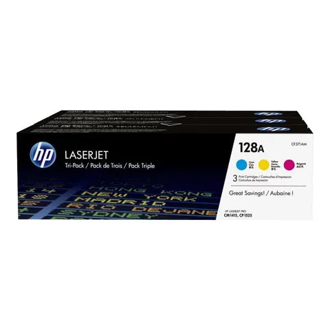 HP 128A (CF371AM) - 3-farbig - Toner - Multipack – Bild 4