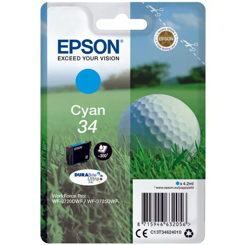 EPSON 2LB Singlepack Cyan 34 Ink – Bild 3