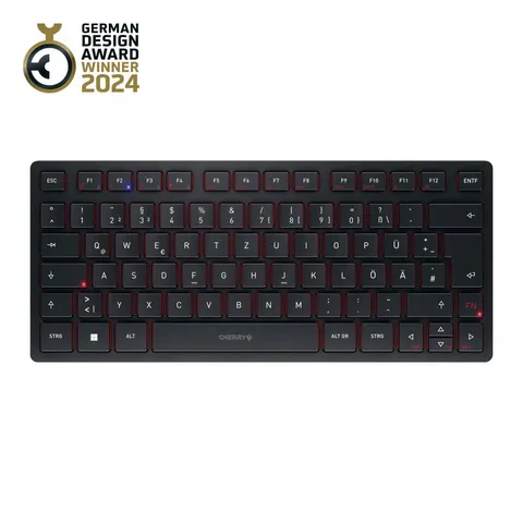 CHERRY KW 9200 MINI Wireless - Schwarz – Bild 2