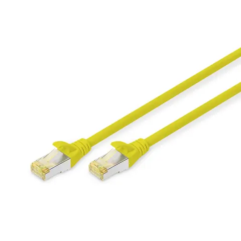 DIGITUS Patchkabel, Kat. 6A, S/FTP, 0,25 m, gelb – Bild 2