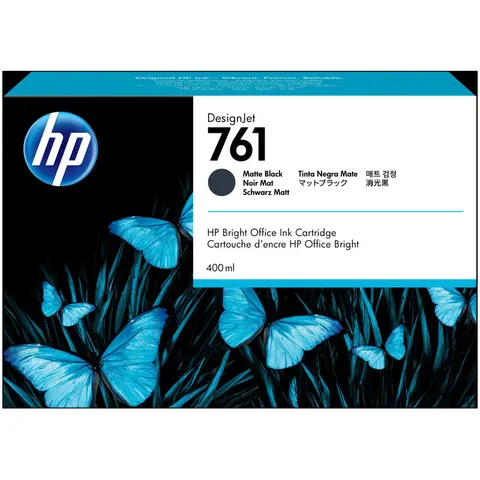 HP 761 Tinte matt schwarz 400ml – Bild 3