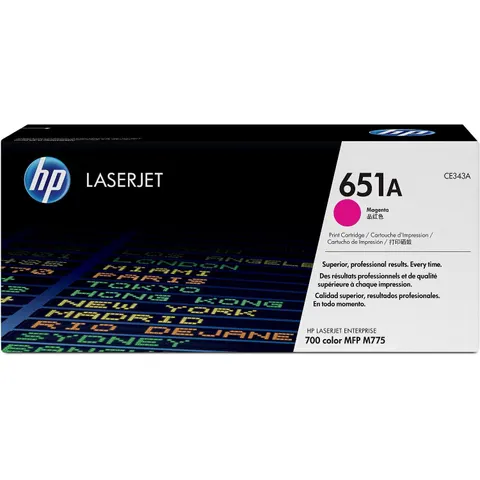HP 651A (CE343A) - Magenta - Toner – Bild 4