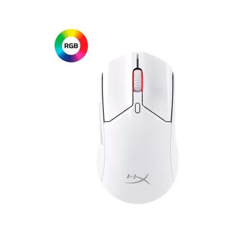 HyperX Pulsefire Haste 2 Wireless Gaming Maus (Weiß) – Bild 3