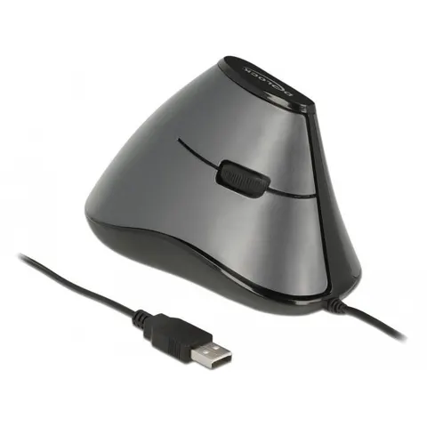 DELOCK Ergonomische vertikal USB Maus – Bild 3