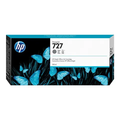 HP 727 Grau Tintenpatrone 300ml – Bild 5