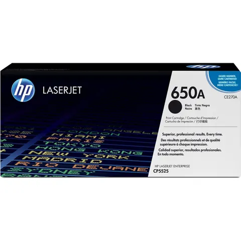 HP 650A (CE270A) - Schwarz - Toner – Bild 4