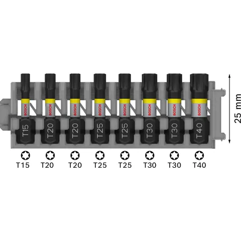 BOSCH Bit-Set Impact Control 8-teilig – 2608522322 – Bild 2