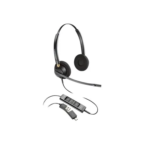 HP Poly EncorePro 525 USB-A Headset – Schwarz – Bild 2