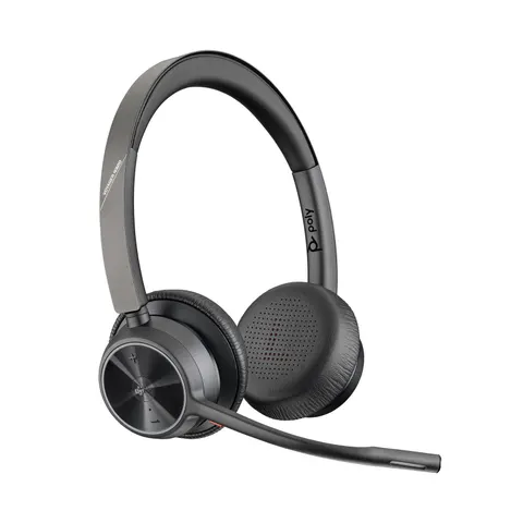 HP Poly Voyager 4320 MS Teams Headset – Schwarz – Bild 2