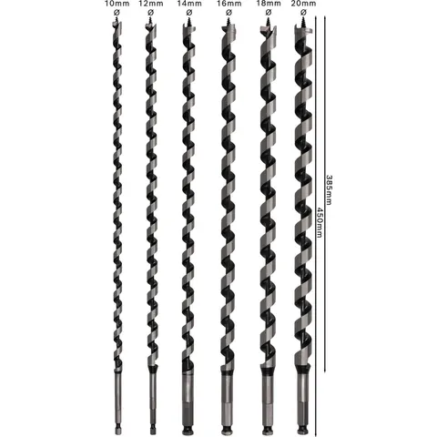 BOSCH Schlangenbohrer-Set 6-teilig – Bild 2