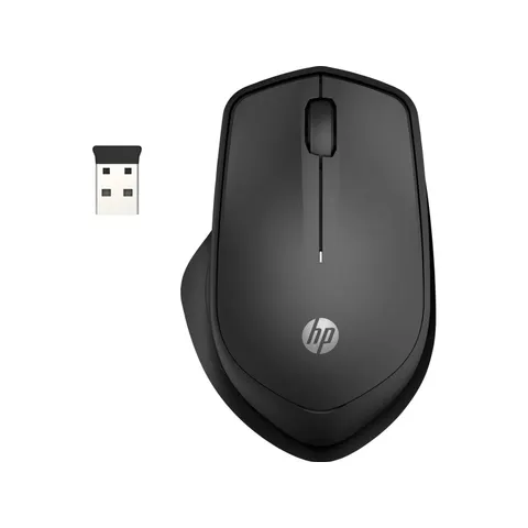 HP 280 Silent Wireless Mouse – Jet Black – Bild 2