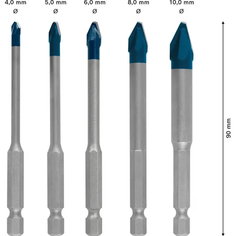 BOSCH Bohrer-Set 5-teilig – 2608900597 – Bild 3