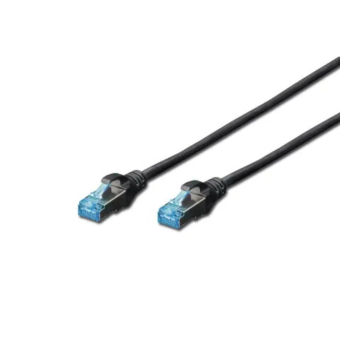 DIGITUS Patchkabel Premium, Kat. 5e, SF/UTP, 2,0 m, schwarz – Bild 2