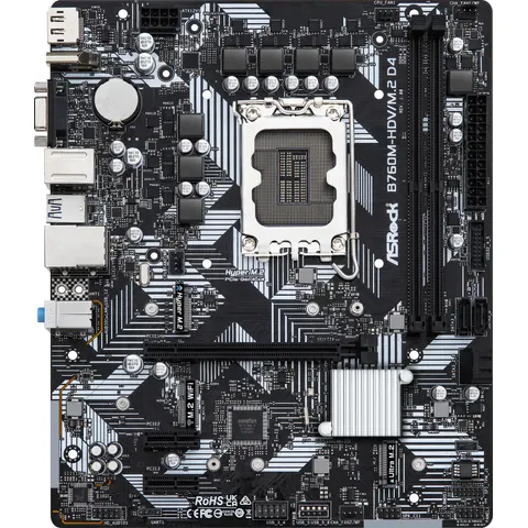 ASRock B760M-HDV/M.2 D4 – Schwarz – Bild 2