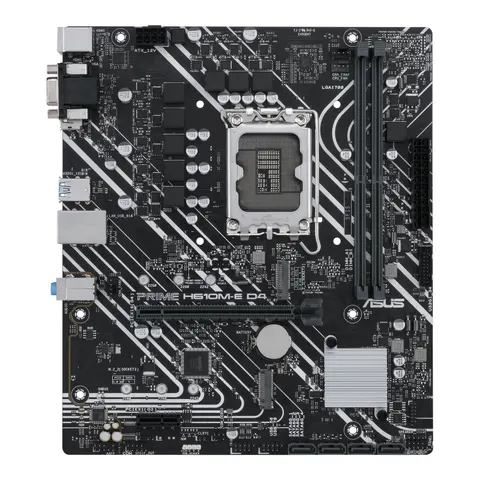 ASUS Prime H610M-E D4-CSM – Schwarz – Bild 3