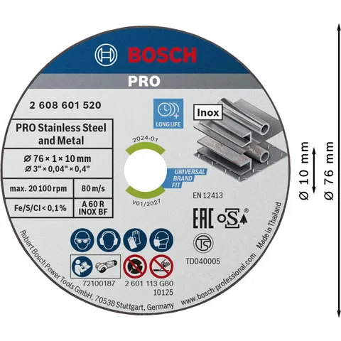 BOSCH Trennscheiben Expert for Inox – Bild 3