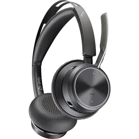 HP Poly Voyager Focus 2 USB-C-C Headset +USB-C/A Adapter – Bild 2