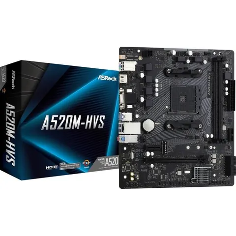 ASRock A520M-HVS – Schwarz – Bild 3