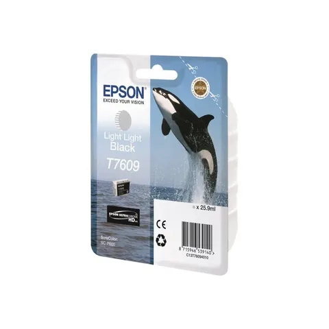 Epson T7609 (C13T76094010) Druckerpatrone Schwarz hell – Bild 3