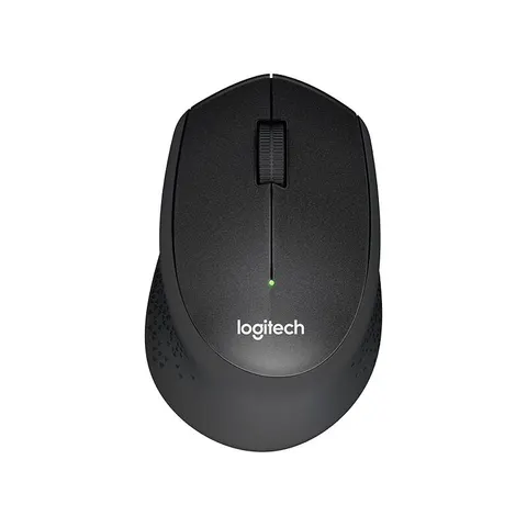 Logitech M330 Silent Plus Maus, schwarz – Bild 4