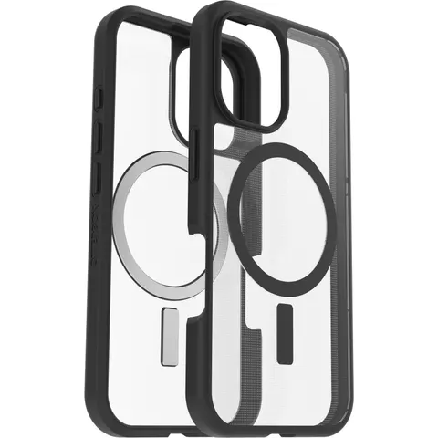 OtterBox React MagSafe Apple iPhone 16 Black Crystal - clear/black – Bild 2