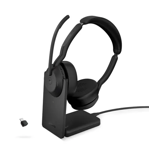 Jabra Headset Evolve2 55 USB-C MS Stereo Stand schnurlos – Bild 2