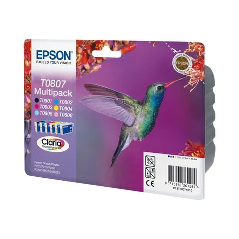 Epson T0807 - 6-farbig - Druckerpatrone - Multipack – 494173 – Bild 3