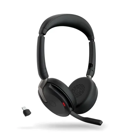 Jabra Headset Evolve2 65 Flex UC DUO + Link 380c UC – Bild 2