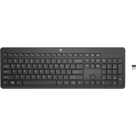 HP 230 Wireless Keyboard Black GR (P) – Schwarz – Bild 2