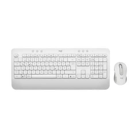 Logitech Wireless Keyboard+Mouse MK650 white retail – Weiß – Bild 2