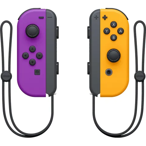 Nintendo Switch Joy-Con 2er Set neonlila-neonorange – Bild 2
