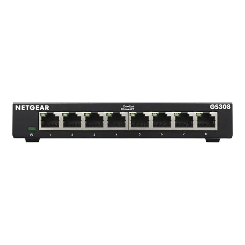 NETGEAR GS308v3 8-Port Unmanaged Switch – Grau – Bild 3